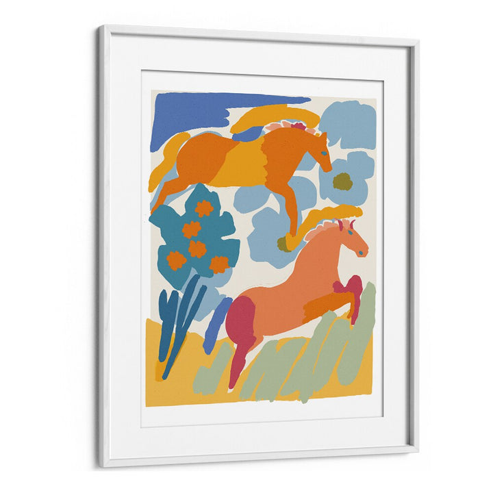 WILD HORSES BY TREECHILD, KIDS ROOM ART