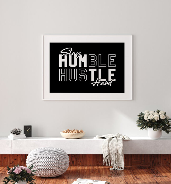 ABSTRACT painting - STAY HUMBLE HUSTLE HARD III by Asianmonk