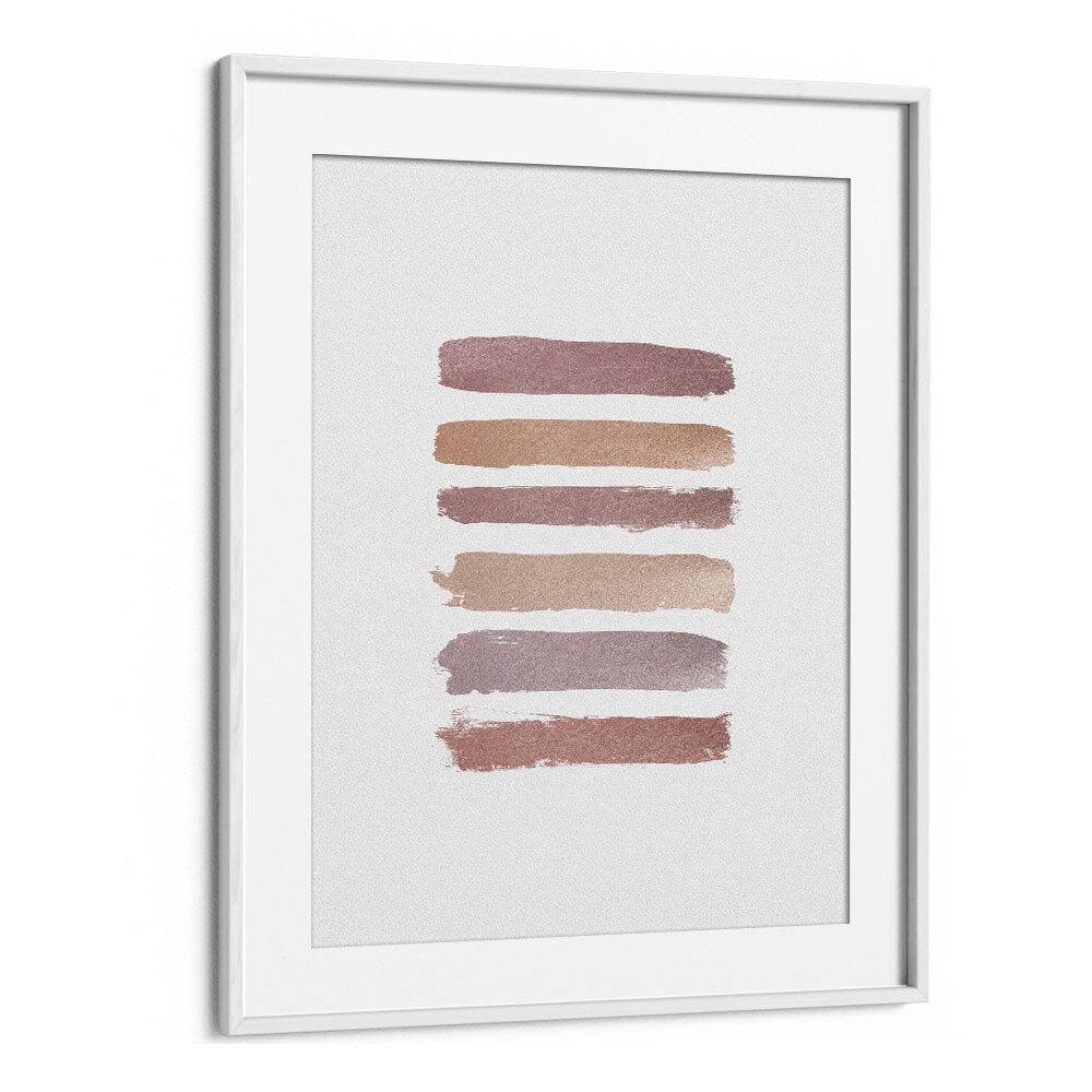 ABSTRACT painting - DUSTY ROSE STRIPES by Asianmonk