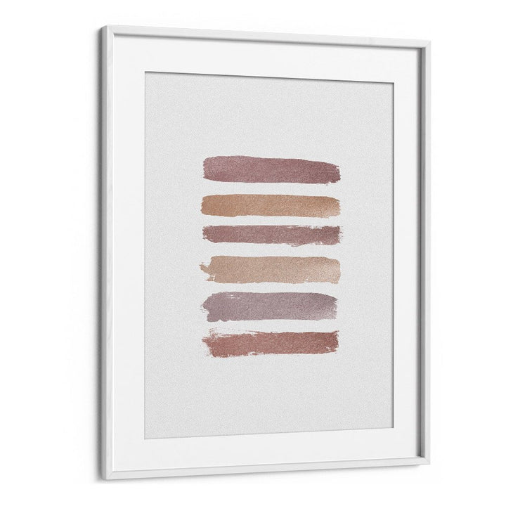 ABSTRACT painting - DUSTY ROSE STRIPES by Asianmonk