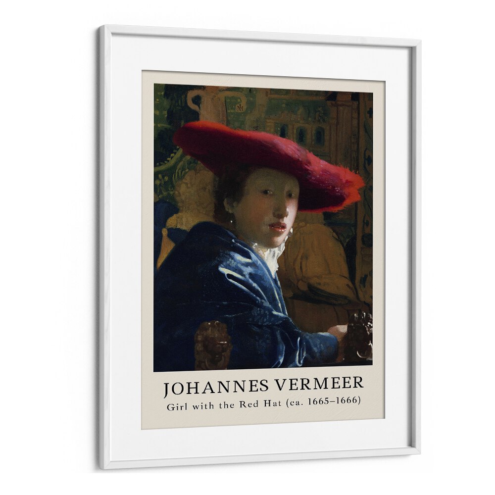 JOHANNES VERMEER - GIRL WITH RED HAT. 1665 - 1666