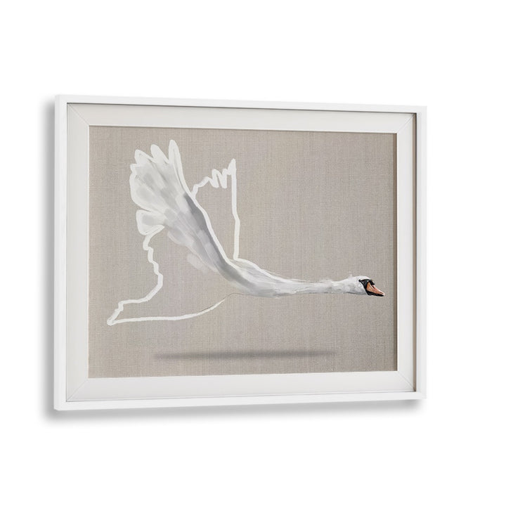 winged oneby gabriella roberg wall art prints in White Frame With Mount