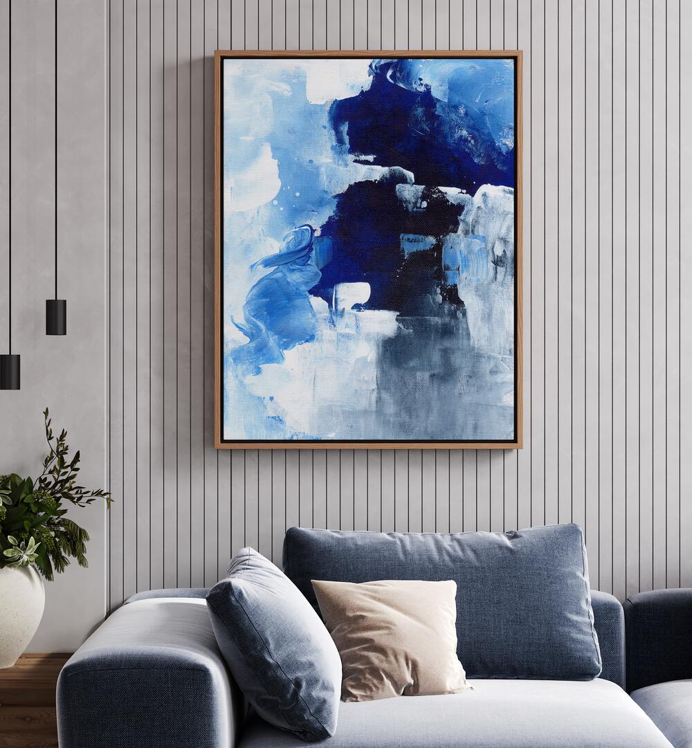 winter night by ejaaz haniff abstract art prints Artwork I placed on a wall