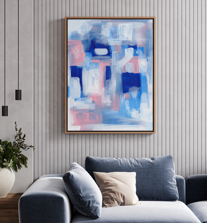 winter winds by ejaaz haniff abstract art prints Artwork II placed on a wall