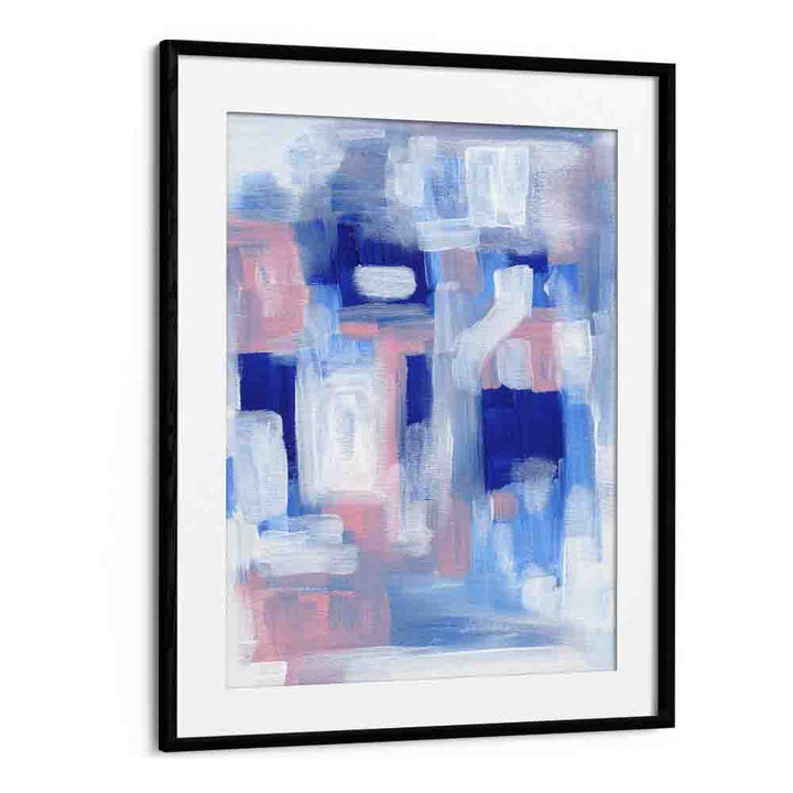 winter winds by ejaaz haniff abstract art prints in Black Frame With Mount