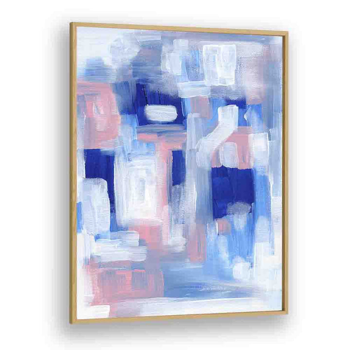 winter winds by ejaaz haniff abstract art prints in Oak Wood Plain Frame