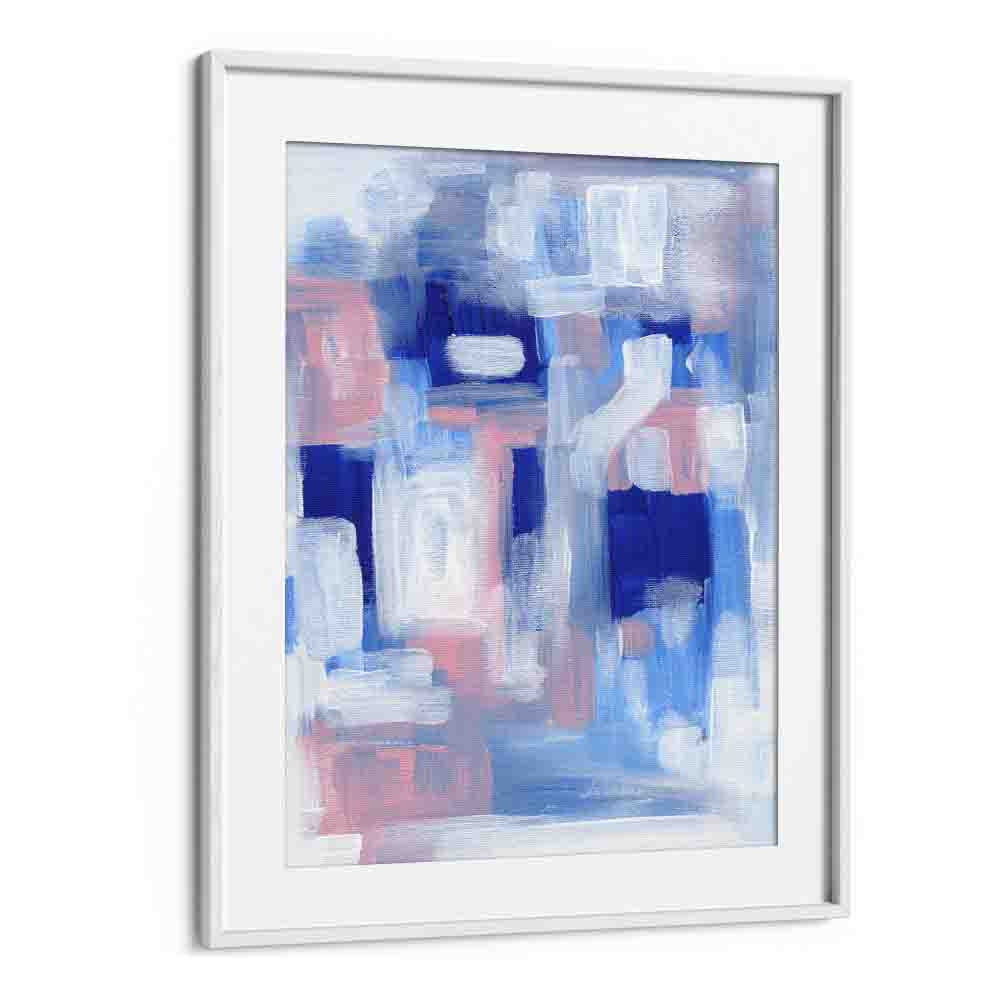 winter winds by ejaaz haniff abstract art prints in White Frame With Mount