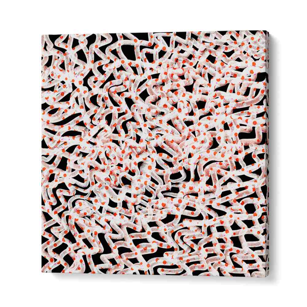 worms abstract art in Gallery Wrap