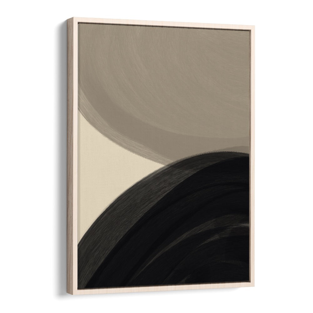 yopie xvi by yopie studio abstract art paintings in Oak Wood Floater Frame