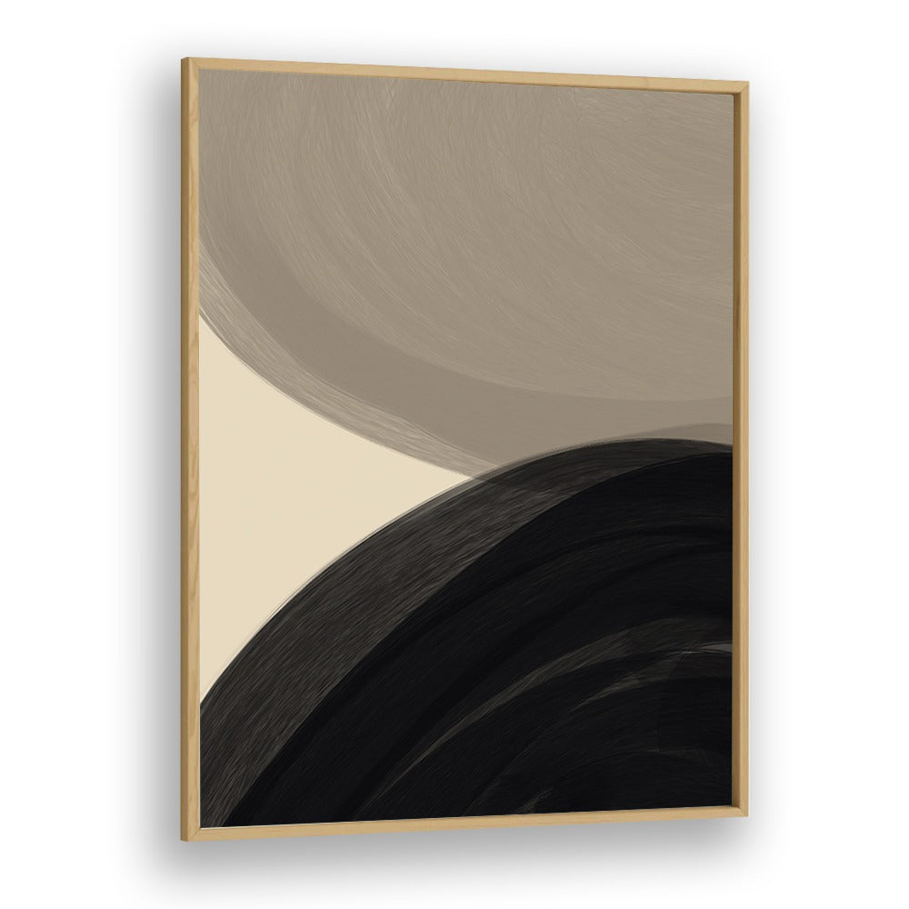 yopie xvi by yopie studio abstract art paintings in Oak Wood Plain Frame