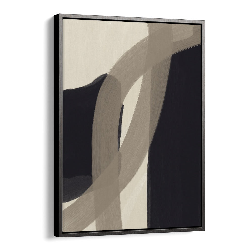 yopie xx by yopie studio abstract art paintings in Black Floater Frame