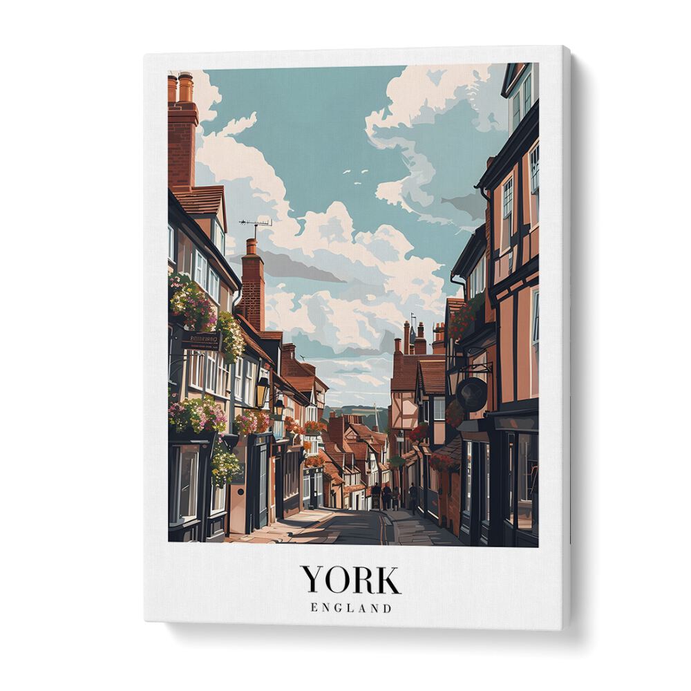 york-england II travel posters in Gallery Wrap