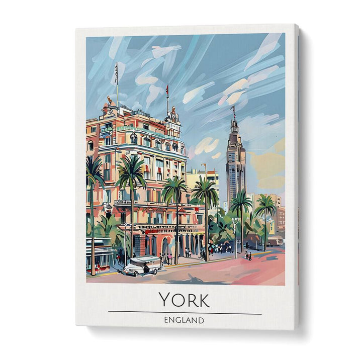 york-england travel posters in Gallery Wrap