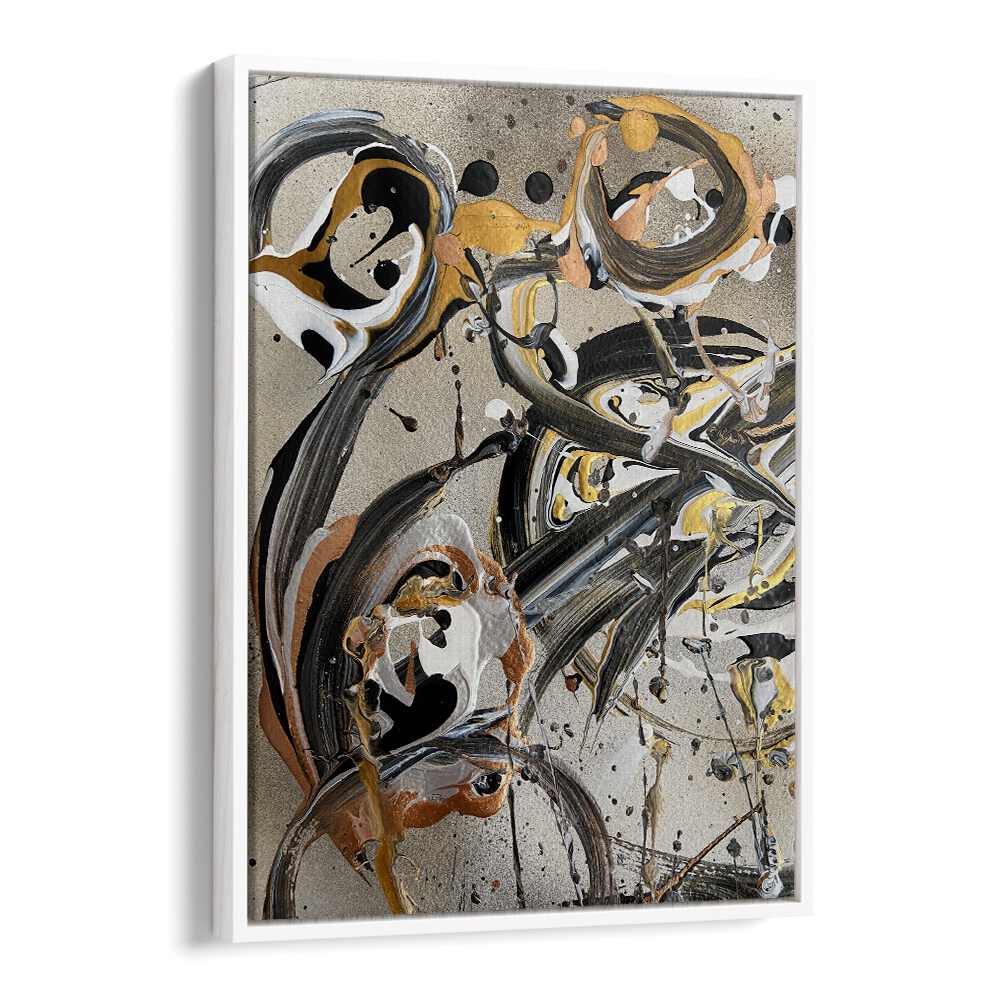 yuki i abstract paintings in White Floater Frame